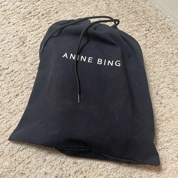 Anine Bing | Alice Crossbody Bag in Blue Python - Picture 9 of 9